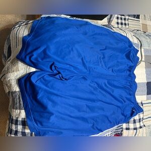 Mens Adidas xl basket ball shorts royal blue